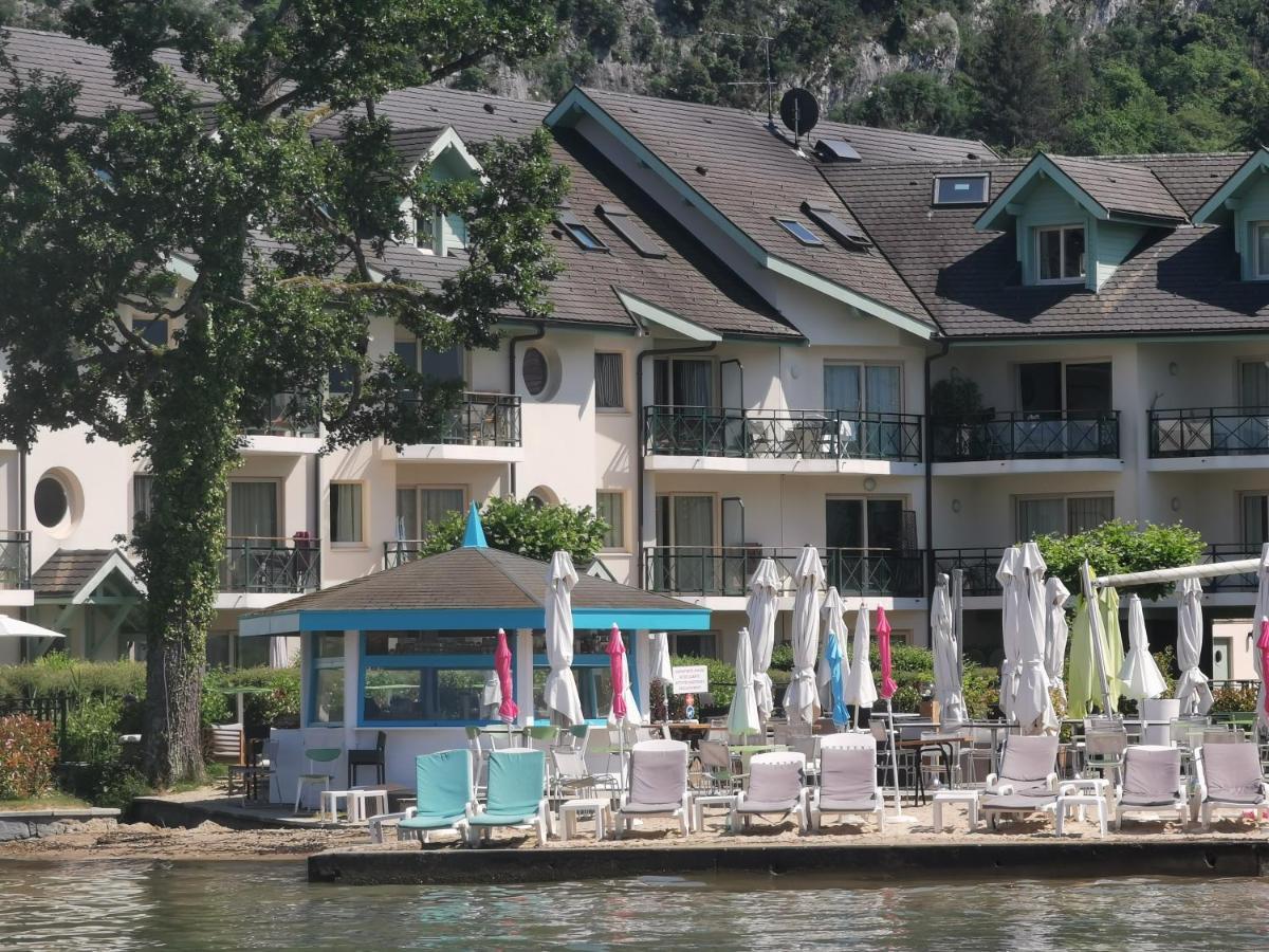 Lac Annecy plage privée, Duplex Baie des voiles Duingt Esterno foto